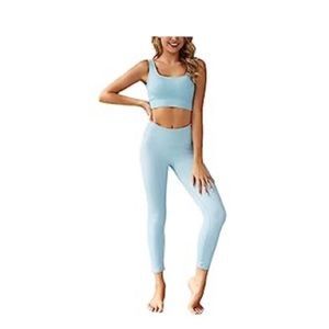 Light blue workout set